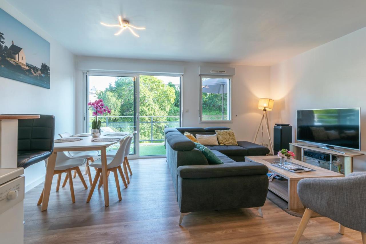Appartement Saint Goustan : Vue Sur La Riviere Auray Luaran gambar