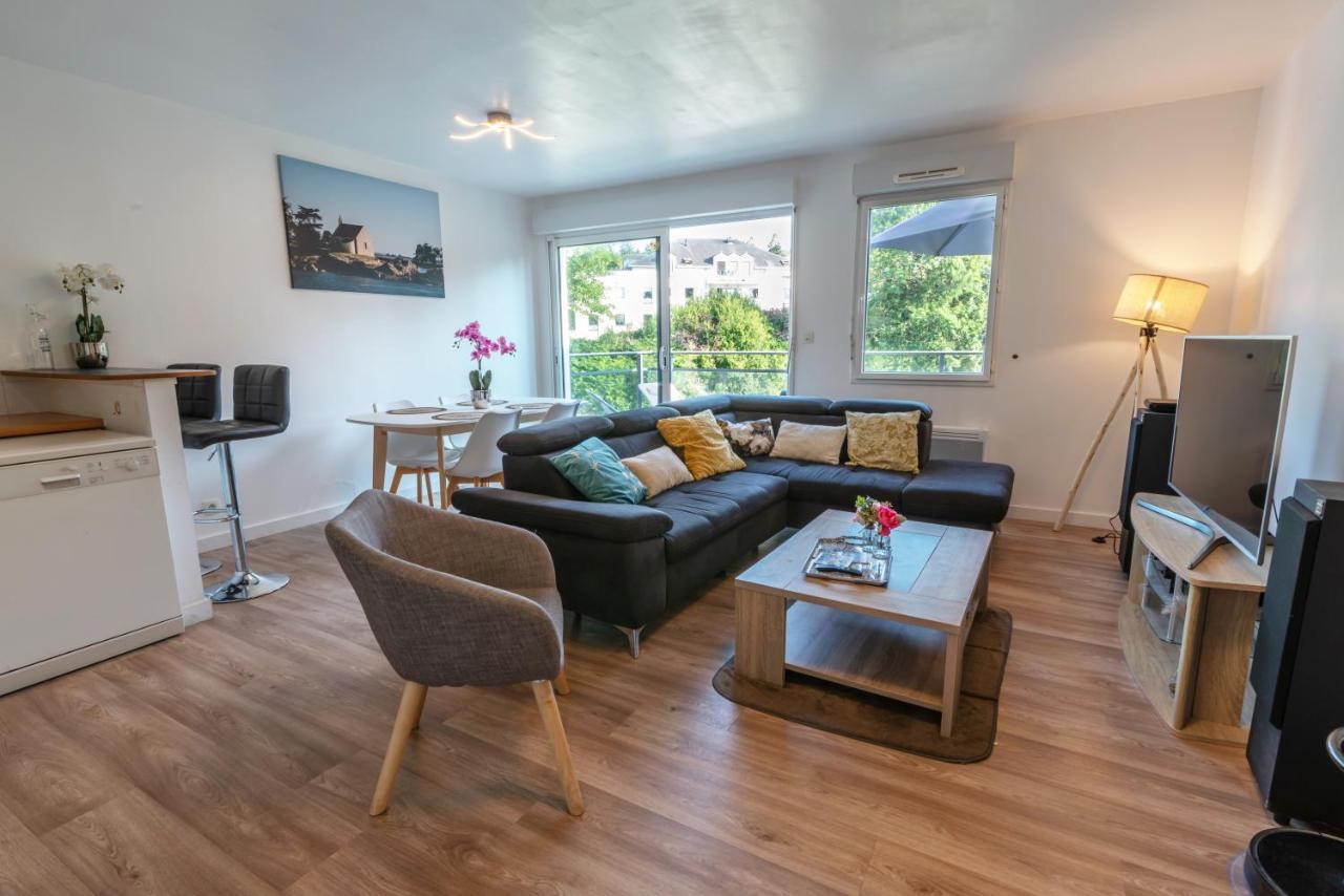 Appartement Saint Goustan : Vue Sur La Riviere Auray Luaran gambar